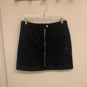 BDG Black Denim Skirt